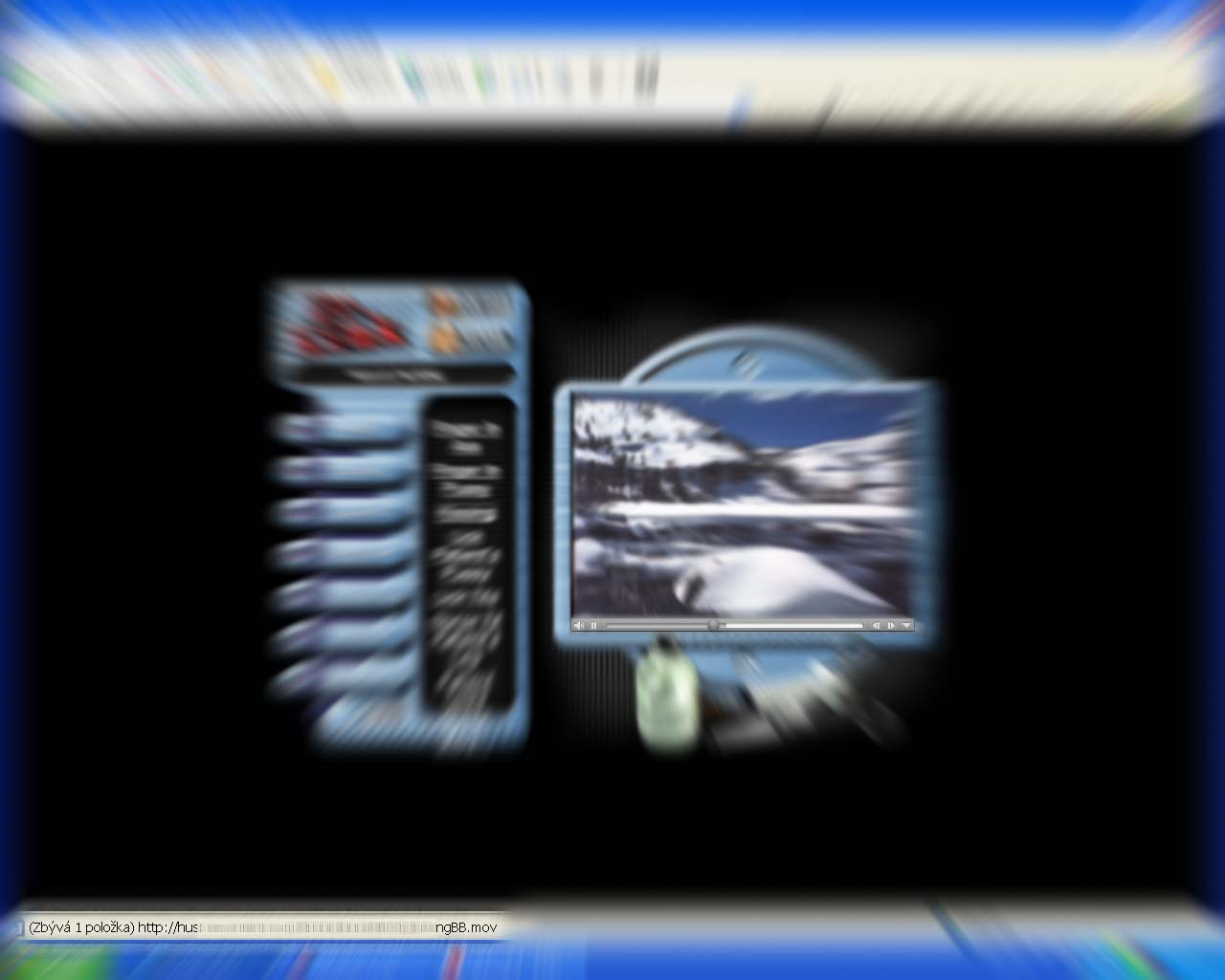 Pic. 6 - Redirector clip URL reported by WMP.